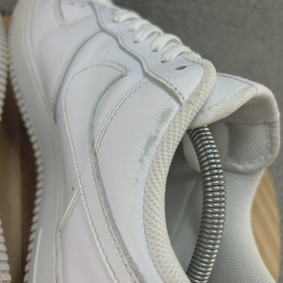 Nike Air Force 1 07 Low Adult Men 12 White Sneakers Uptowns AF1 Shoes Casual - Picture 8 of 13
